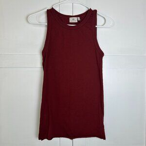 Adriano Goldschmied Maroon Tank Top Size XS